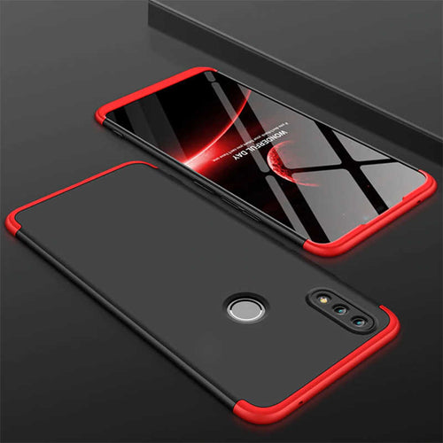 Huawei Honor Play Kılıf Zore Ays Kılıf - Siyah-Kırmızı
