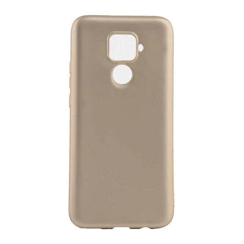 Huawei Mate 30 Lite Kılıf Zore Premier Silikon Kılıf - Gold