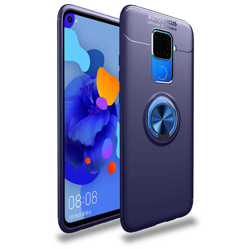Huawei Mate 30 Lite Kılıf Zore Ravel Silikon Kılıf - Mavi