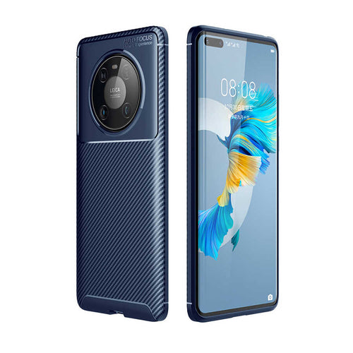 Huawei Mate 40 Pro Kılıf Zore Negro Silikon Kılıf - Lacivert