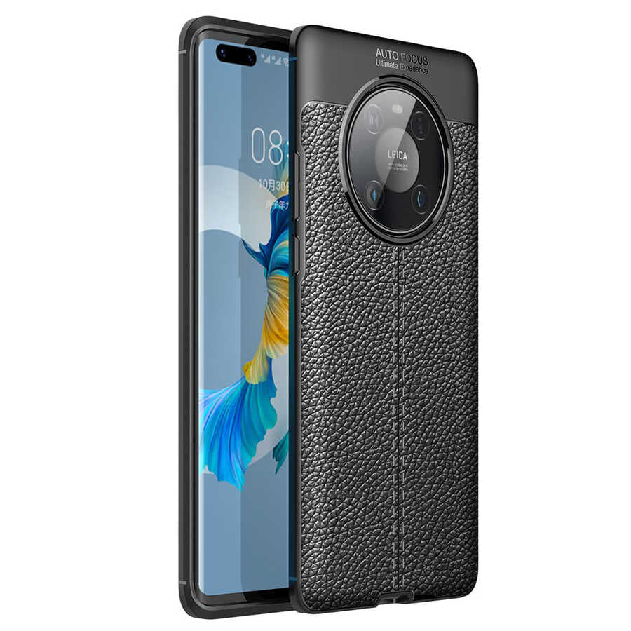 Huawei Mate 40 Pro Kılıf Zore Niss Silikon Kılıf - Siyah