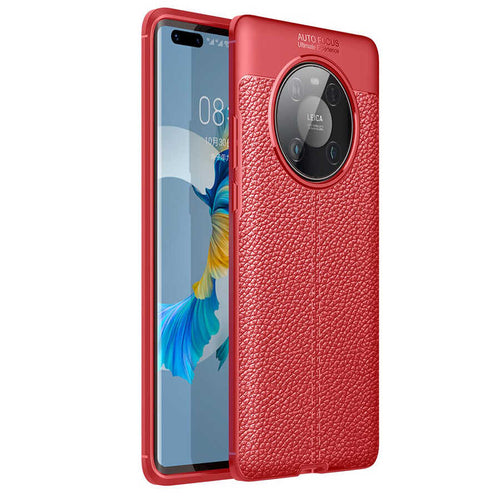 Huawei Mate 40 Pro Kılıf Zore Niss Silikon Kılıf - Kırmızı