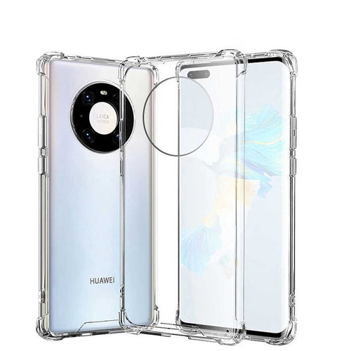 Huawei Mate 40 Pro Kılıf Zore Nitro Anti Shock Silikon - Renksiz