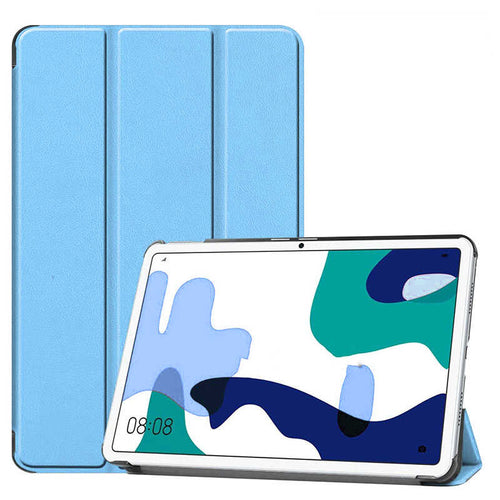 Huawei MatePad 10.4 Zore Smart Cover Standlı 1-1 Kılıf - Mavi