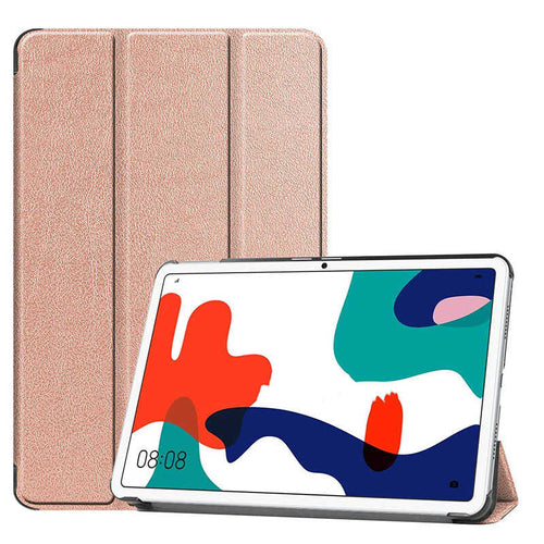 Huawei MatePad 10.4 Zore Smart Cover Standlı 1-1 Kılıf - Rose Gold