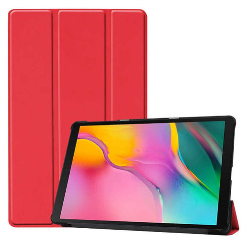Huawei MatePad Pro 10.8 Zore Smart Cover Standlı 1-1 Kılıf - Kırmızı