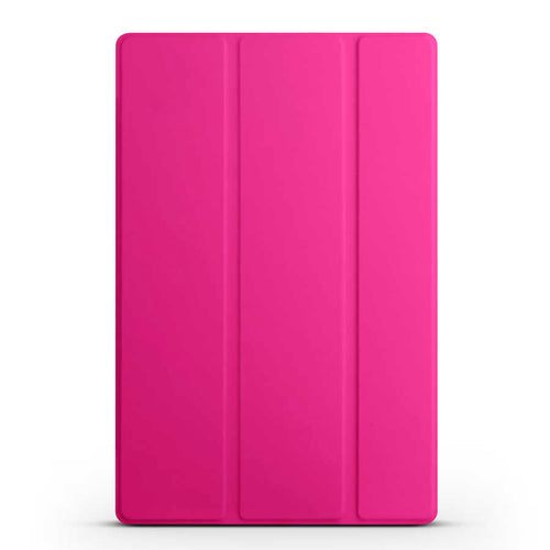 Huawei MatePad SE 10.4 Zore Smart Cover Standlı 1-1 Kılıf - Pembe Koyu