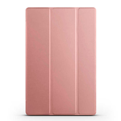 Huawei MatePad SE 10.4 Zore Smart Cover Standlı 1-1 Kılıf - Rose Gold