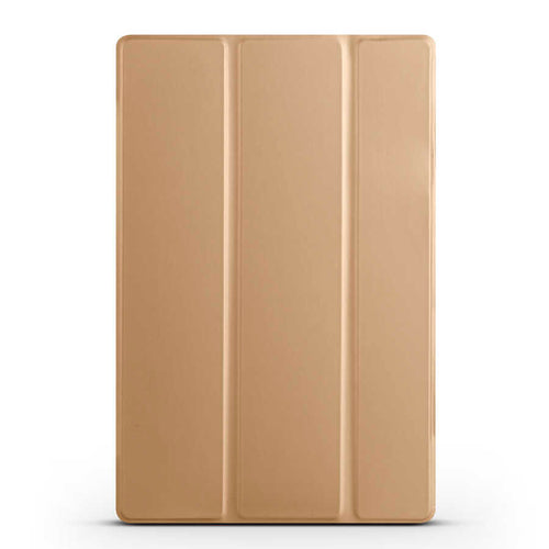 Huawei MatePad SE 10.4 Zore Smart Cover Standlı 1-1 Kılıf - Gold