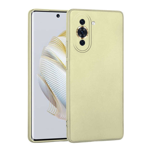 Huawei Nova 10 Kılıf Zore Premier Silikon Kılıf - Gold