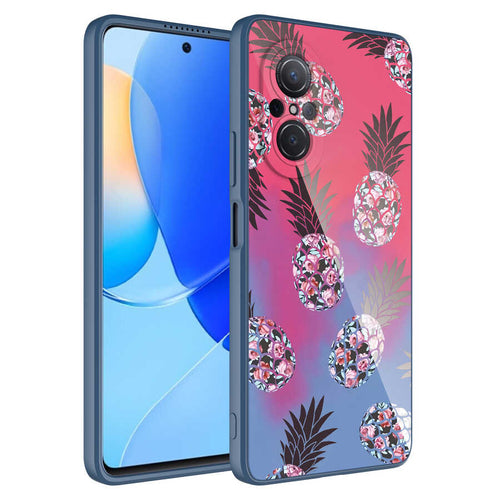 Huawei Nova 9 SE Kılıf Kamera Korumalı Desenli Sert Silikon Zore Epoksi Kılıf - NO3
