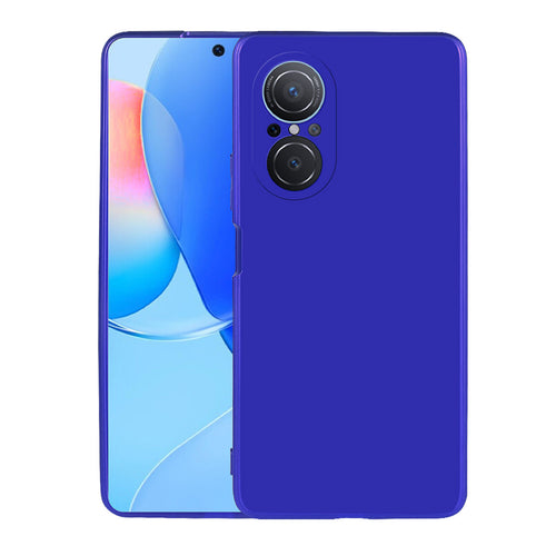 Huawei Nova 9 SE Kılıf Zore Premier Silikon Kılıf - Saks Mavi