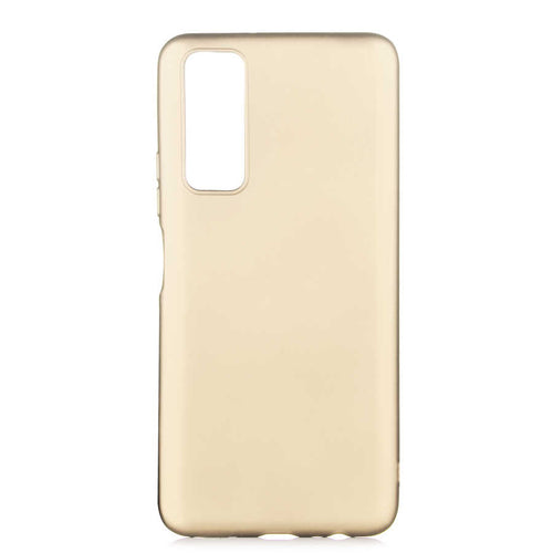 Huawei P Smart 2021 Kılıf Zore Premier Silikon Kılıf - Gold