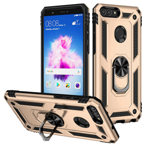 Huawei P Smart Kılıf Zore Vega Kılıf - Gold