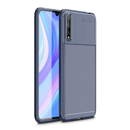 Huawei P Smart S (Y8P) Kılıf Zore Negro Silikon Kılıf - Lacivert