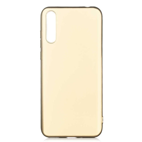Huawei P Smart S (Y8P) Kılıf Zore Premier Silikon Kılıf - Gold