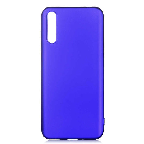 Huawei P Smart S (Y8P) Kılıf Zore Premier Silikon Kılıf - Saks Mavi