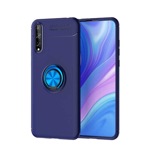 Huawei P Smart S (Y8P) Kılıf Zore Ravel Silikon Kılıf - Mavi