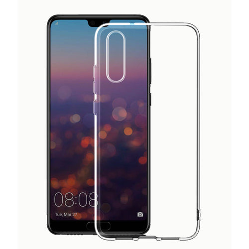 Huawei P20 Kılıf Zore Süper Silikon Kılıf - Renksiz