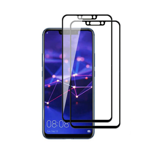 Huawei P20 Lite Davin 5D Cam Ekran Koruyucu - Siyah