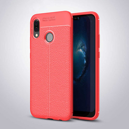 Huawei P20 Lite Kılıf Zore Niss Silikon Kılıf - Kırmızı