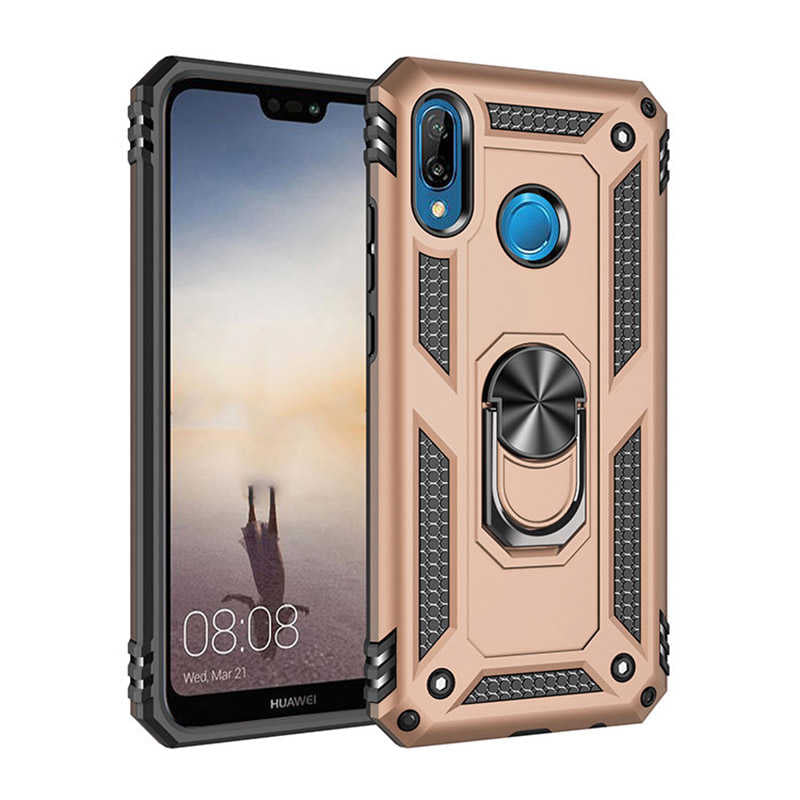 Huawei P20 Lite Kılıf Zore Vega Kılıf - Gold