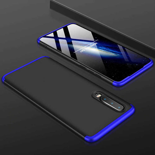Huawei P30 Kılıf Zore Ays Kılıf - Siyah-Mavi