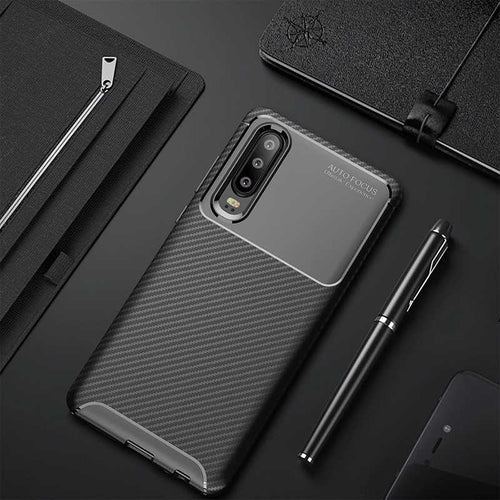 Huawei P30 Kılıf Zore Negro Silikon Kılıf - Siyah