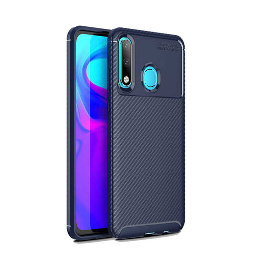 Huawei P30 Lite Kılıf Zore Negro Silikon Kılıf - Lacivert