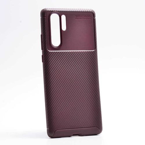 Huawei P30 Pro Kılıf Zore Negro Silikon Kılıf - Kahverengi