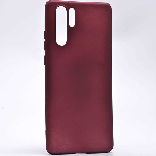 Huawei P30 Pro Kılıf Zore Premier Silikon Kılıf - Mürdüm