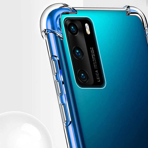 Huawei P40 Kılıf Zore Nitro Anti Shock Silikon - Renksiz