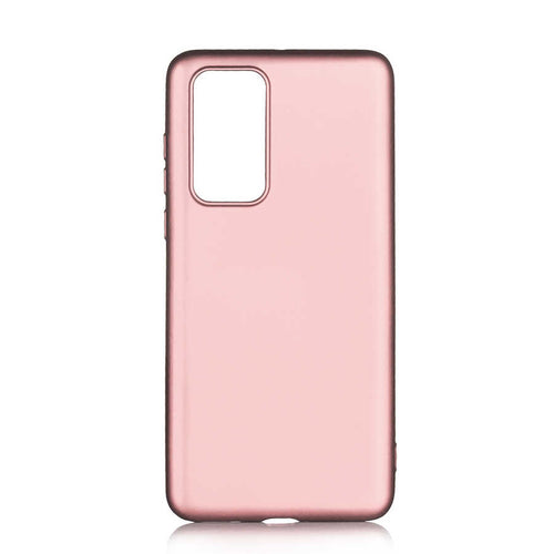 Huawei P40 Kılıf Zore Premier Silikon Kılıf - Rose Gold