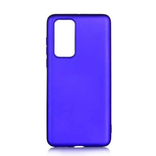 Huawei P40 Kılıf Zore Premier Silikon Kılıf - Saks Mavi