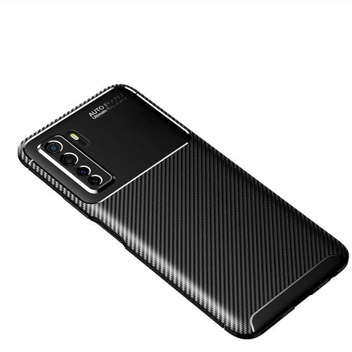 Huawei P40 Lite 5G Kılıf Zore Negro Silikon Kılıf - Siyah
