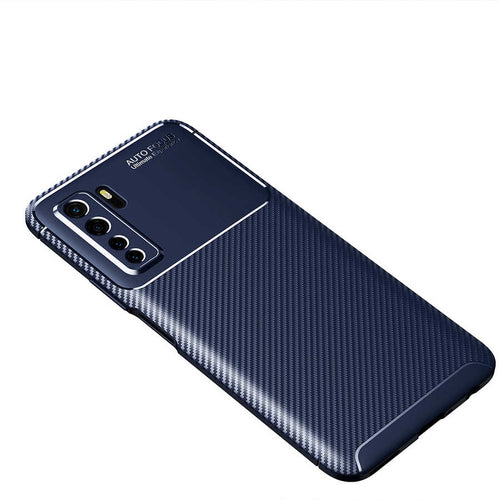 Huawei P40 Lite 5G Kılıf Zore Negro Silikon Kılıf - Lacivert