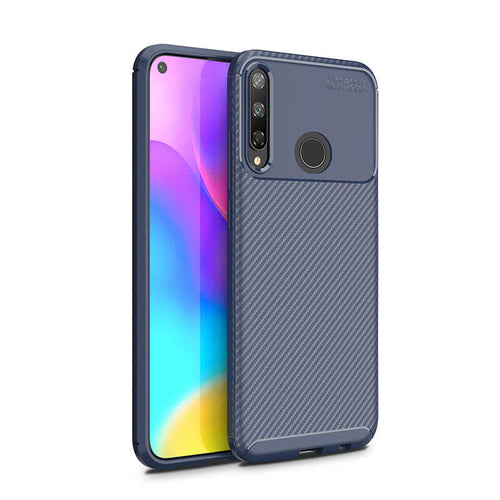 Huawei P40 Lite E Kılıf Zore Negro Silikon Kılıf - Lacivert