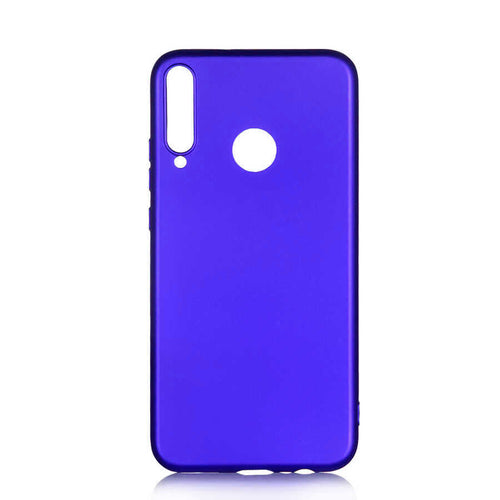 Huawei P40 Lite E Kılıf Zore Premier Silikon Kılıf - Saks Mavi