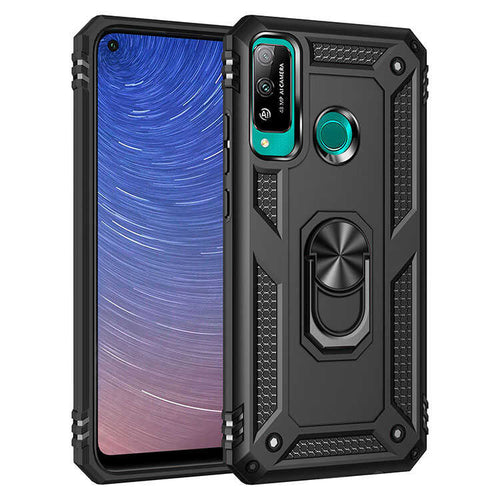 Huawei P40 Lite E Kılıf Zore Vega Kılıf - Siyah