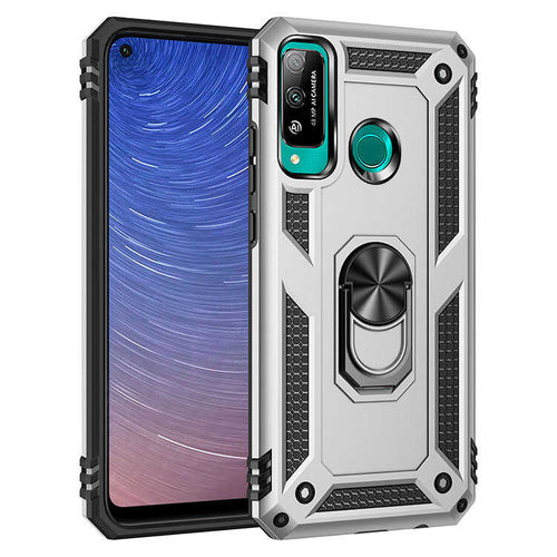 Huawei P40 Lite E Kılıf Zore Vega Kılıf - Gri
