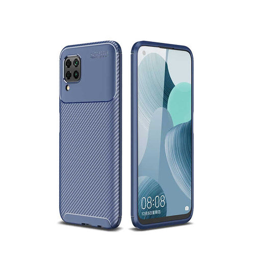 Huawei P40 Lite Kılıf Zore Negro Silikon Kılıf - Lacivert