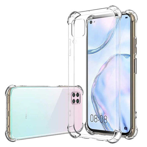 Huawei P40 Lite Kılıf Zore Nitro Anti Shock Silikon - Renksiz