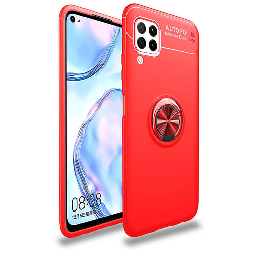Huawei P40 Lite Kılıf Zore Ravel Silikon Kılıf - Kırmızı