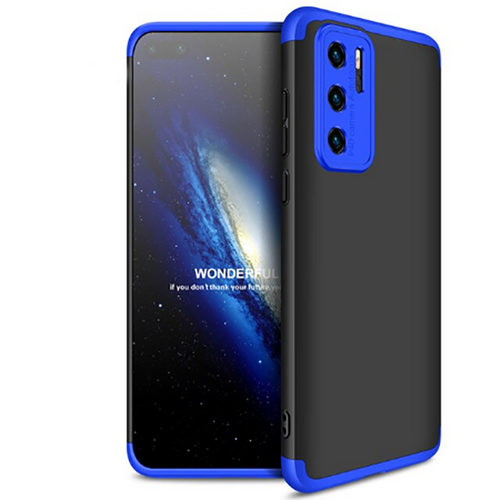 Huawei P40 Pro Kılıf Zore Ays Kılıf - Siyah-Mavi
