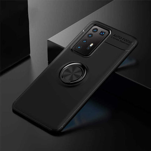 Huawei P40 Pro Kılıf Zore Ravel Silikon Kılıf - Siyah