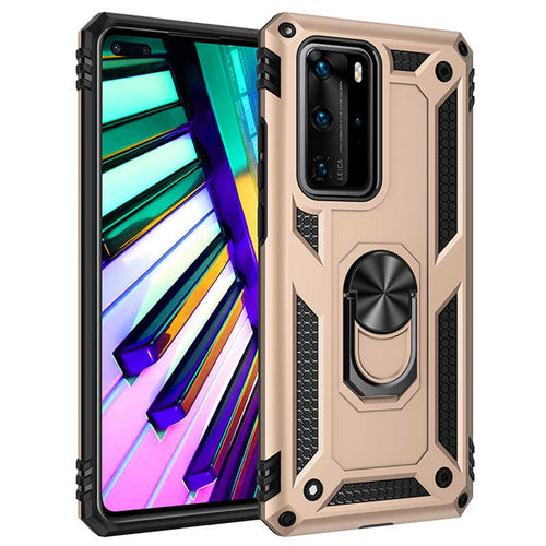 Huawei P40 Pro Kılıf Zore Vega Kılıf - Gold