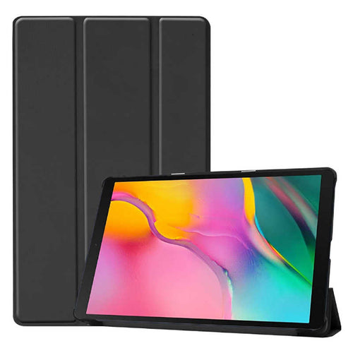 Huawei T3 10 inc Zore Smart Cover Standlı 1-1 Kılıf - Siyah
