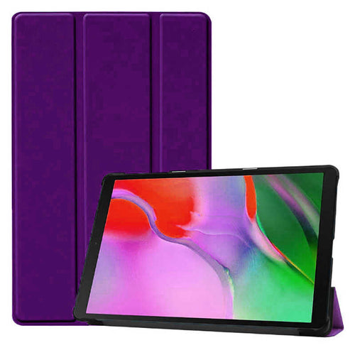 Huawei T3 10 inc Zore Smart Cover Standlı 1-1 Kılıf - Mor