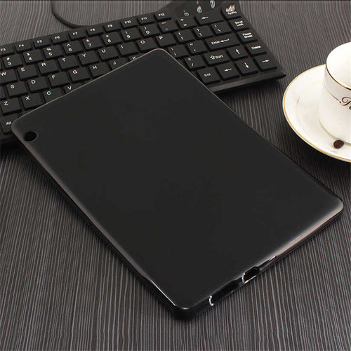 Huawei T5 10 inç Kılıf Zore Tablet Süper Silikon Kılıf - Siyah