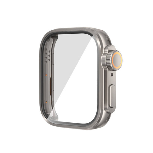 Huawei Watch Fit 3 to Watch Ultra 49mm Kasa Dönüştürücü ve Ekran Koruyucu Zore Watch Gard 33 - Gümüş